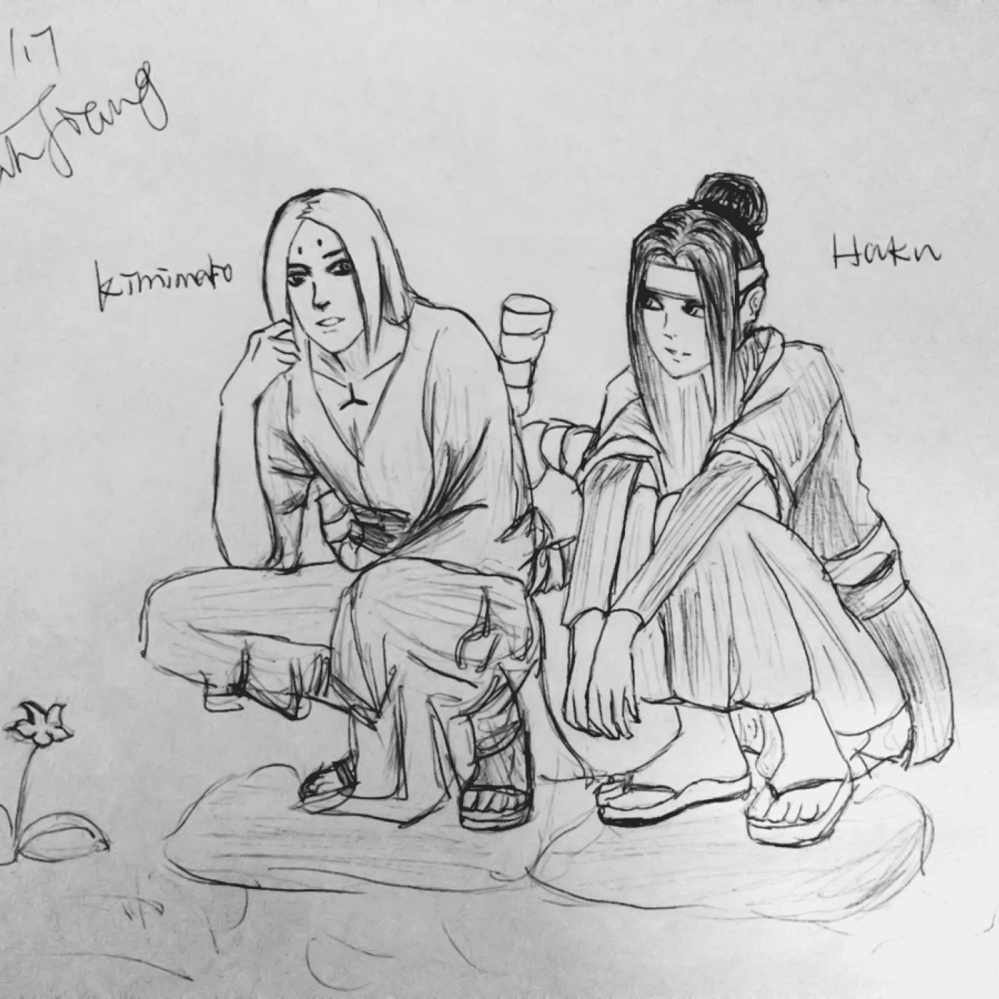 Kimimaro and Haku